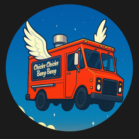 Chicke Chicke Bang Bang Badge Ketchikan Food Truck
